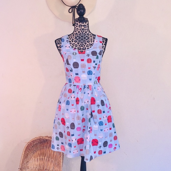 Sold Out 👋 🆕 ModCloth hot air ballon Dress pinup - Picture 6 of 16